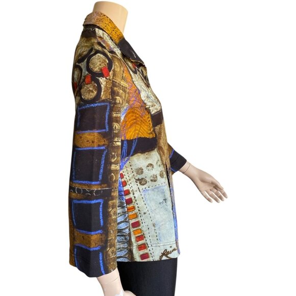 Simply Art Dolcezza Over Sized Fall 3/4 Sleeve Jacket XS - Picture 2 of 14